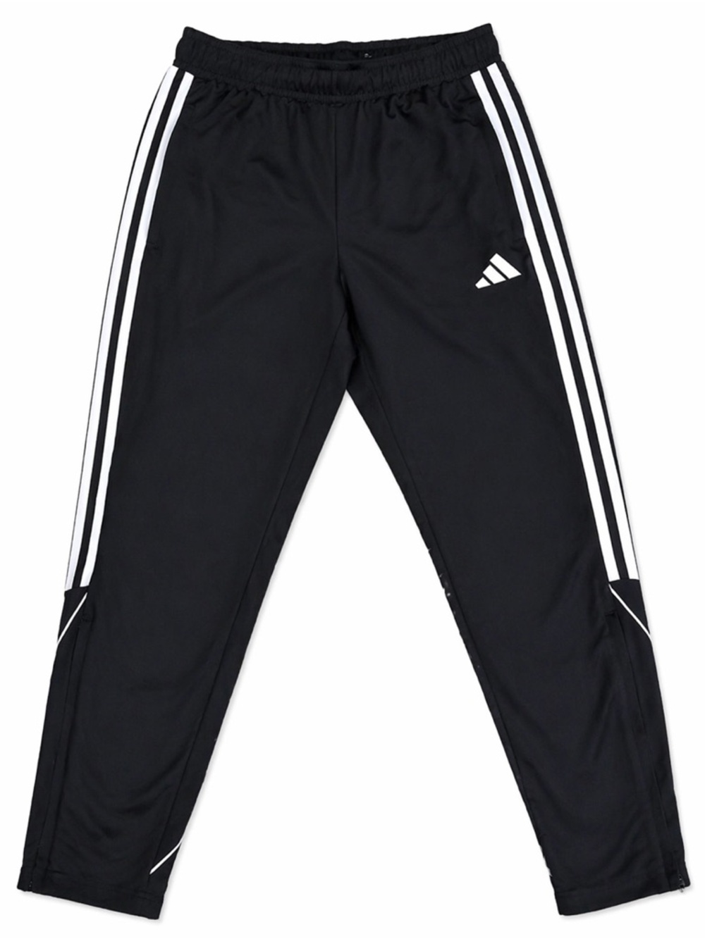 Adidas Track Pants Men’s Black 3 Stripe Athletic Joggers Tapered Activewear
